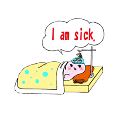 Lucky angler baby Anko-chan English ver. sticker #6844947