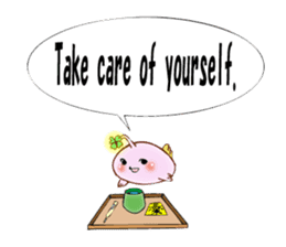 Lucky angler baby Anko-chan English ver. sticker #6844948