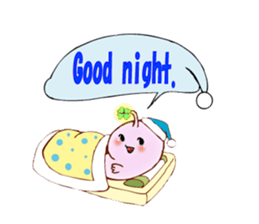 Lucky angler baby Anko-chan English ver. sticker #6844951