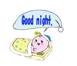 Lucky angler baby Anko-chan English ver. sticker #6844951