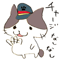 The cat of Railroad worker sticker #6845725