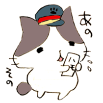 The cat of Railroad worker sticker #6845730