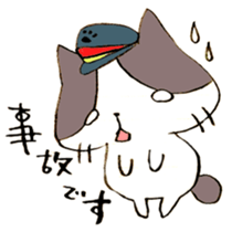 The cat of Railroad worker sticker #6845750