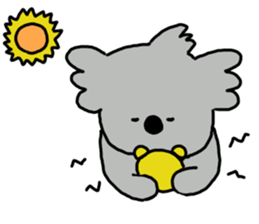 It is a koala leisurely sticker #6845792