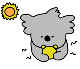 It is a koala leisurely sticker #6845792