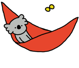 It is a koala leisurely sticker #6845793