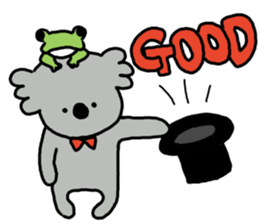 It is a koala leisurely sticker #6845795