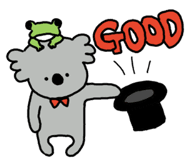 It is a koala leisurely sticker #6845795