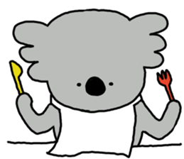 It is a koala leisurely sticker #6845796