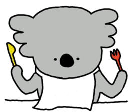 It is a koala leisurely sticker #6845796