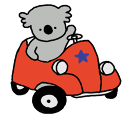It is a koala leisurely sticker #6845801