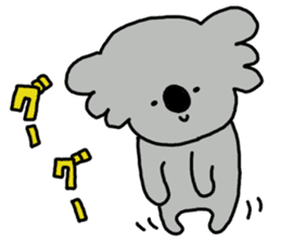 It is a koala leisurely sticker #6845803