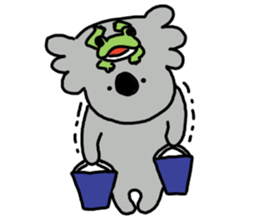 It is a koala leisurely sticker #6845805