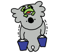 It is a koala leisurely sticker #6845805