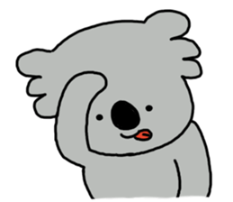 It is a koala leisurely sticker #6845815