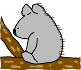 It is a koala leisurely sticker #6845820