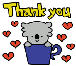 It is a koala leisurely sticker #6845824