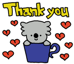 It is a koala leisurely sticker #6845824