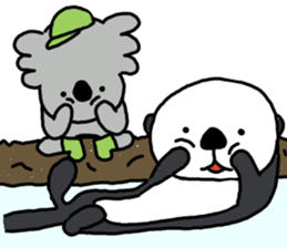 It is a koala leisurely sticker #6845827