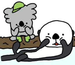 It is a koala leisurely sticker #6845827