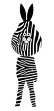 Zebrabbit sticker #6845919
