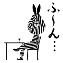 Zebrabbit sticker #6845937