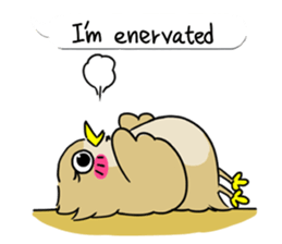 eared owl "mimi" 2 (english) sticker #6846018