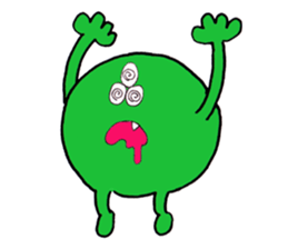 Manmaru Monster sticker #6846177