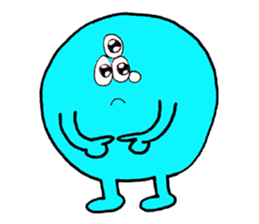 Manmaru Monster sticker #6846186