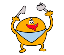 Manmaru Monster sticker #6846189