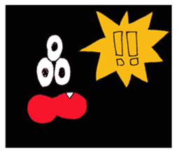 Manmaru Monster sticker #6846191