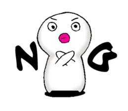 White man.. sticker #6846323