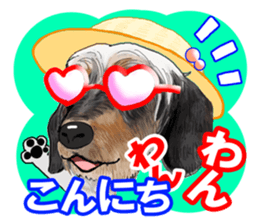 Love Love Dachshund sticker #6847074