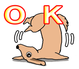 Love Love Dachshund sticker #6847082