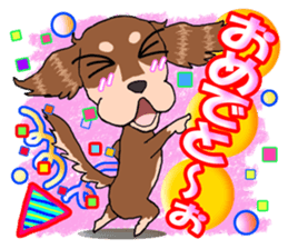 Love Love Dachshund sticker #6847098