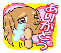 Love Love Dachshund sticker #6847110