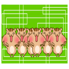 so cute squirrel sticker part3