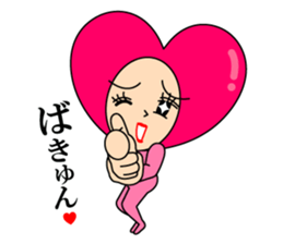 Love message of SEXY HEART Girl Vol.2 sticker #6847752