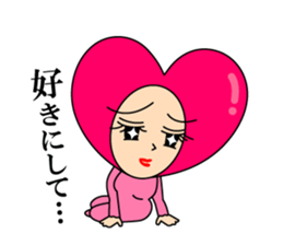 Love message of SEXY HEART Girl Vol.2 sticker #6847764
