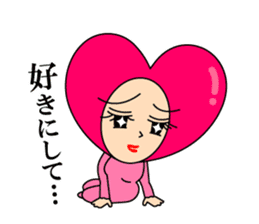 Love message of SEXY HEART Girl Vol.2 sticker #6847764