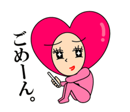 Love message of SEXY HEART Girl Vol.2 sticker #6847769