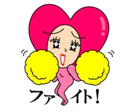 Love message of SEXY HEART Girl Vol.2 sticker #6847783