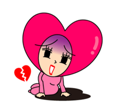 Love message of SEXY HEART Girl Vol.2 sticker #6847784
