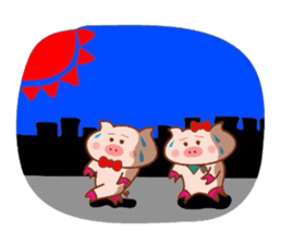 Butakun ni natsugakita! sticker #6847874