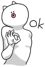 Stylish cat 3 sticker #6848594