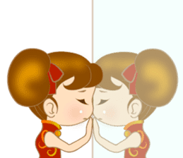 with happiness and smiles.for the earth sticker #6849822