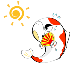 Fancy carp sticker #6850044