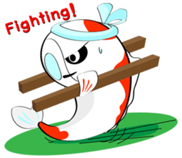 Fancy carp sticker #6850051