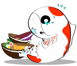 Fancy carp sticker #6850053