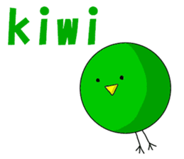 kiwi bird sticker #6851136